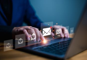New,Email,Notification,Concept,For,Business,E-mail,Communication,And,Digital