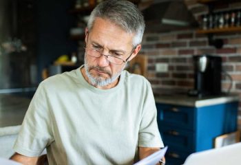Mature,Man,Working,From,Home,Office